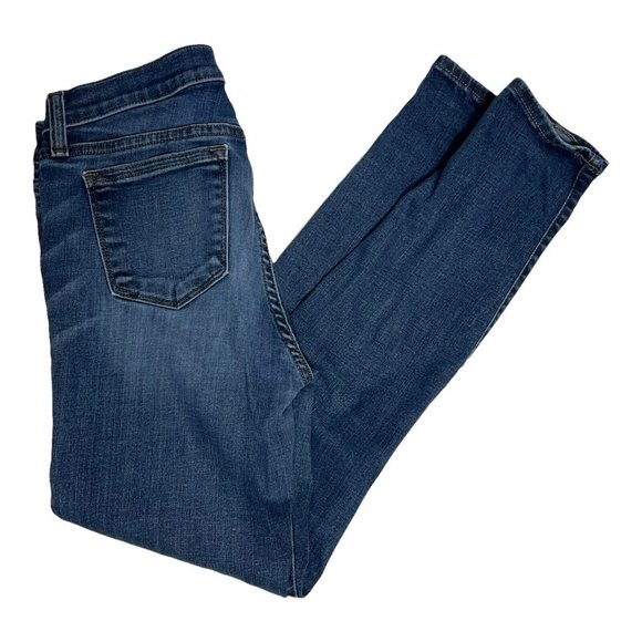 J Crew Women Size 27 Medium Blue Wash Toothpick Skinny jeans